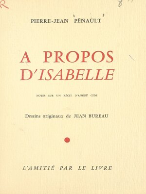 cover image of À propos d'Isabelle